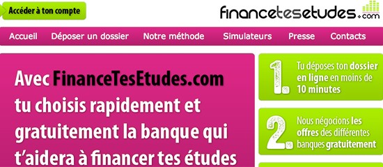 Financetesetudes.com : premier courtier de prêts étudiant en ligne