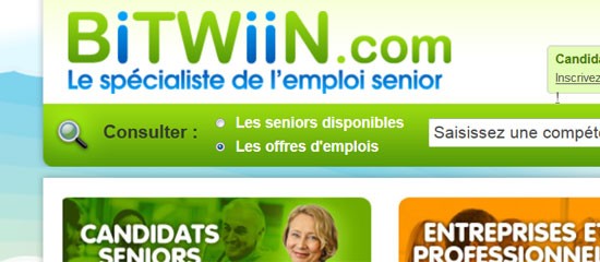 Bitwiin.com : site d’emploi 100 % senior, 100 % malin